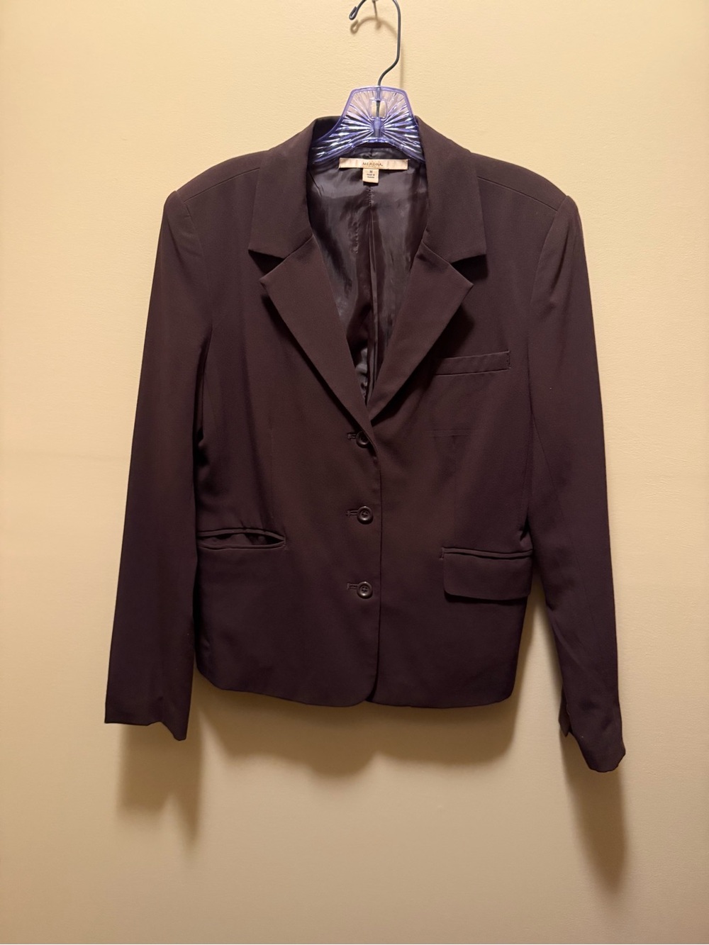 Merona Dark Brown Women's Tailored Blazer